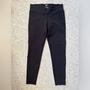 REEBOK CLASSICS Black Nylon Leggings